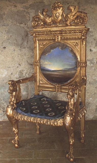 1974_03 Armchair with Landscape Painted for Gala s Chateau at Pubol circa 1974.jpg